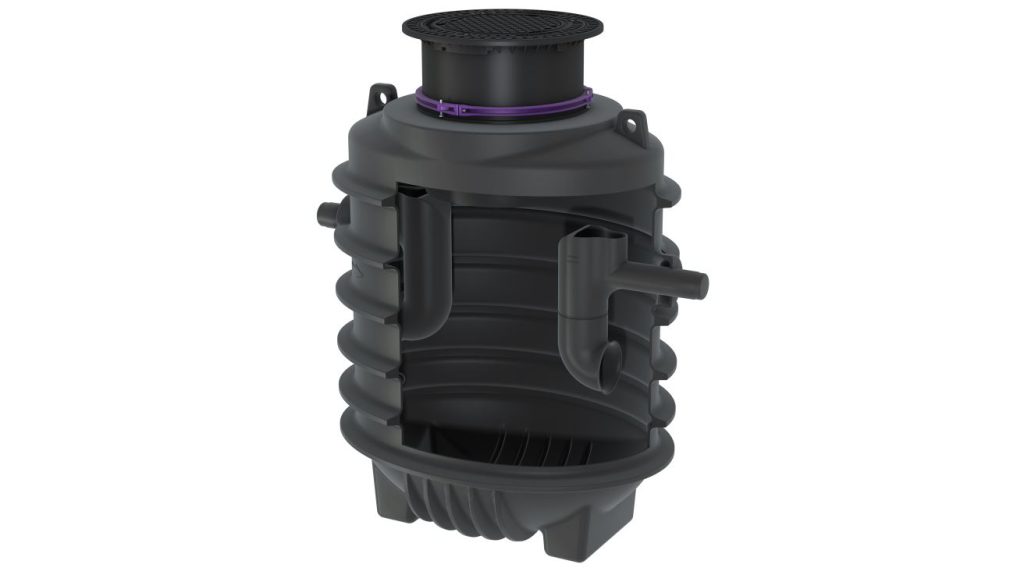EasyClean ground Oval Grease Separator